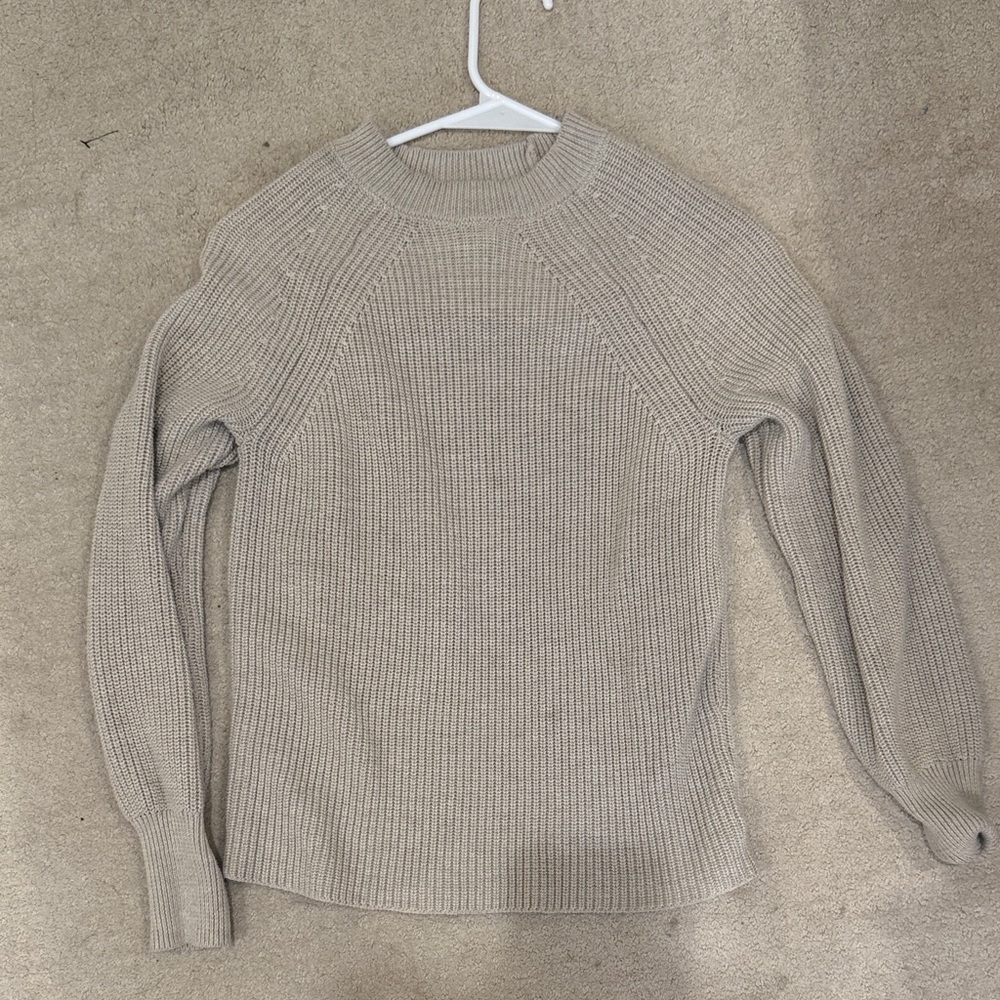 Jessica Simpson Tan Ribbed Sweater